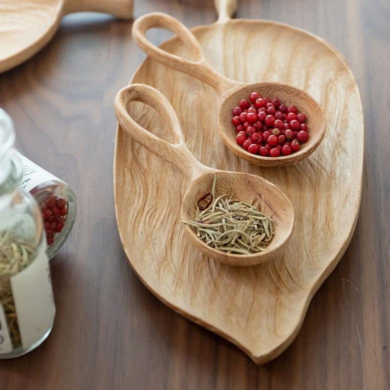 スプーン カトラリー 木製 ウッドスクープ キッチンスツール コーヒー ティー メジャー 計量 茶さじ キッチン おしゃれ かわいい 北欧 リゾート 雑貨 51301 | ELEMENTS（インテリア） | 11