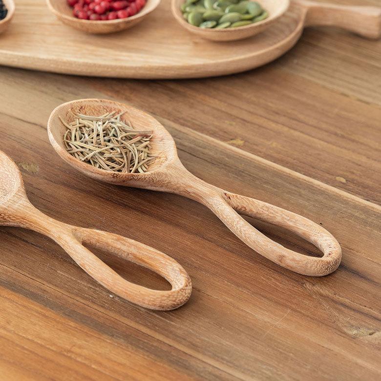 スプーン カトラリー 木製 ウッドスクープ キッチンスツール コーヒー ティー メジャー 計量 茶さじ キッチン おしゃれ かわいい 北欧 リゾート 雑貨 51301 | ELEMENTS（インテリア） | 14