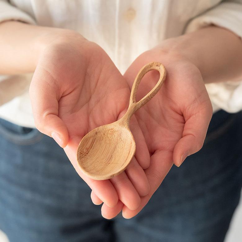 スプーン カトラリー 木製 ウッドスクープ キッチンスツール コーヒー ティー メジャー 計量 茶さじ キッチン おしゃれ かわいい 北欧 リゾート 雑貨 51301 | ELEMENTS（インテリア） | 05