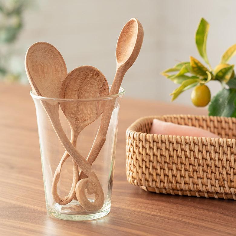 スプーン カトラリー 木製 ウッドスクープ キッチンスツール コーヒー ティー メジャー 計量 茶さじ キッチン おしゃれ かわいい 北欧 リゾート 雑貨 51301 | ELEMENTS（インテリア） | 08