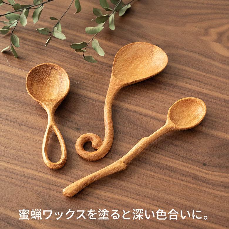 スプーン カトラリー 幅約 17cm 木製 ウッドスクープ キッチンスツール コーヒー ティー メジャー 計量 茶さじ キッチン おしゃれ かわいい 北欧  51302 | ELEMENTS（インテリア） | 15