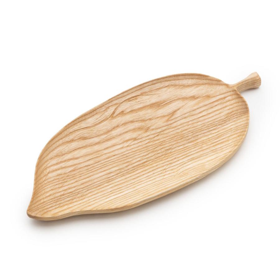 ウッドトレイ 葉っぱ リーフ 木製 トレー プレート お皿 キッチン ウッド カフェ 食器 約W24cm おしゃれ 北欧 かわいい 51304 | ELEMENTS（インテリア） | 19