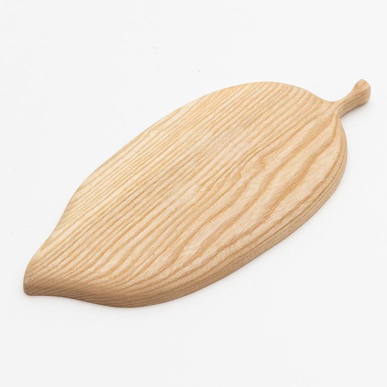 リーフ　皿　インテリア　ウッドプレート ELEMENTS（インテリア） ウッドトレイ 葉っぱ リーフ 木製