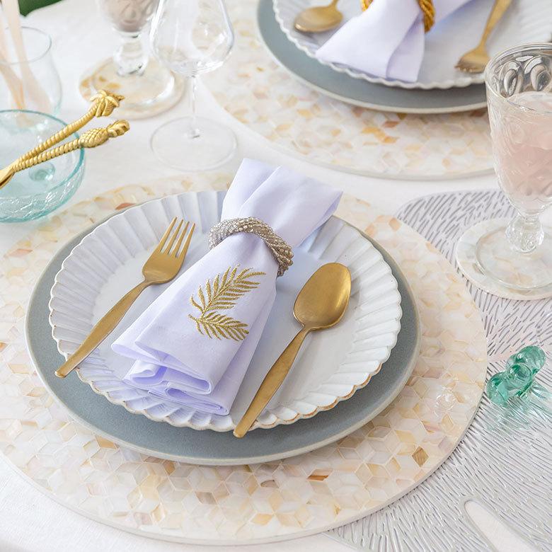 ナプキン ナフキン マルチクロス ベトナム 刺繍 約 W 46cm D 46cm お弁当 お弁当箱 おべんとう 包み 風呂敷 大判 ハンカチ かわいい 雑貨 Gio ha ジョーハ 51309 | ELEMENTS（インテリア） | 07