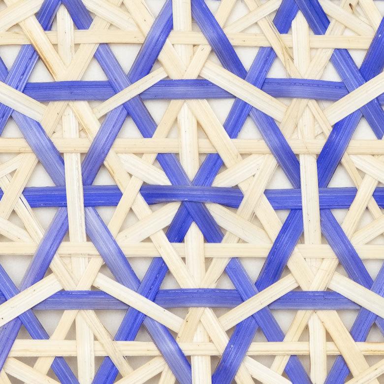 トレイ バンブー プレート 直径 約 20cm ブラウン ブラック アイボリー ライトブルー パープル  51310 | ブランド登録なし | 18