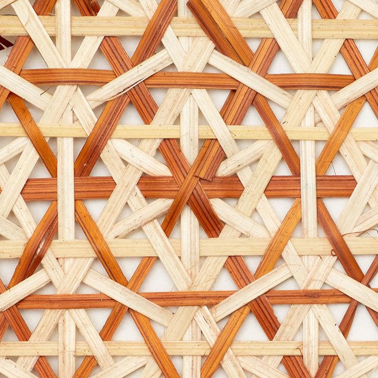 トレイ バンブー プレート 直径 約 20cm ブラウン ブラック アイボリー ライトブルー パープル  51310 | ブランド登録なし | 19