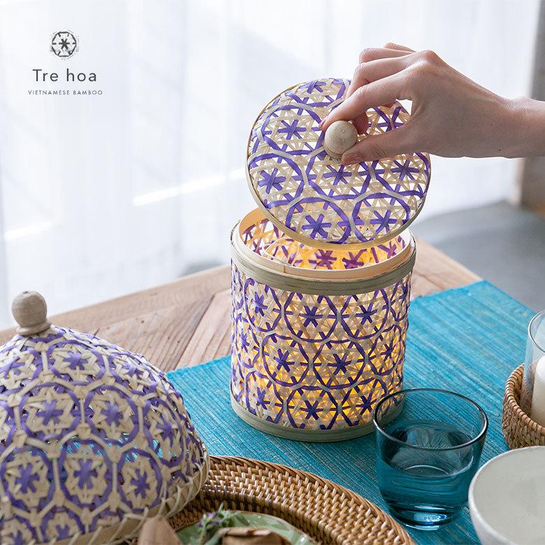 花柄バターケース・陶器製・竹蓋付き 花柄バターケース・陶器製・竹蓋付き 一点もの】陶器のバターケース BUR003