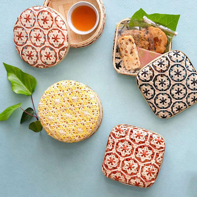 収納 ボックス バンブー 蓋つき ケース W 15cm D H 6cm 竹 バスケット