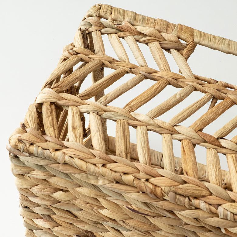 インナー ボックス かご バスケット カゴ 収納 ケース 約 W 38cm D27cm H 23cm 小物 荷物 おもちゃ 雑貨 衣類 入れ ハンドル 持ち手 おしゃれ 北欧 51315 | ELEMENTS（インテリア） | 10