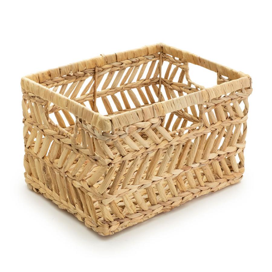 インナー ボックス かご バスケット カゴ 収納 ケース 約 W 38cm D27cm H 23cm 小物 荷物 おもちゃ 雑貨 衣類 入れ ハンドル 持ち手 おしゃれ 北欧 51315 | ELEMENTS（インテリア） | 20