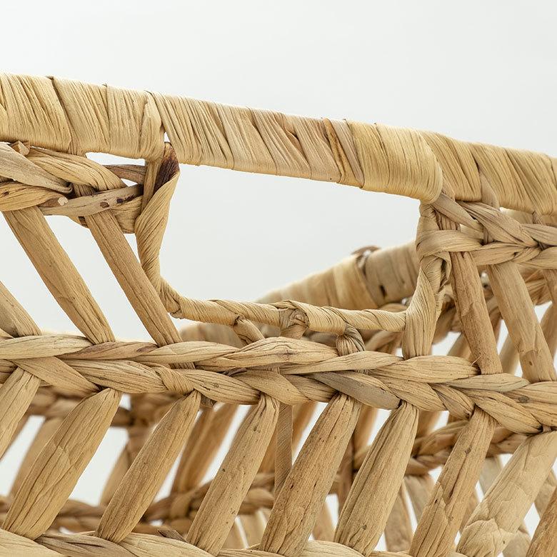 インナー ボックス かご バスケット カゴ 収納 ケース 約 W 38cm D27cm H 23cm 小物 荷物 おもちゃ 雑貨 衣類 入れ ハンドル 持ち手 おしゃれ 北欧 51315 | ELEMENTS（インテリア） | 05