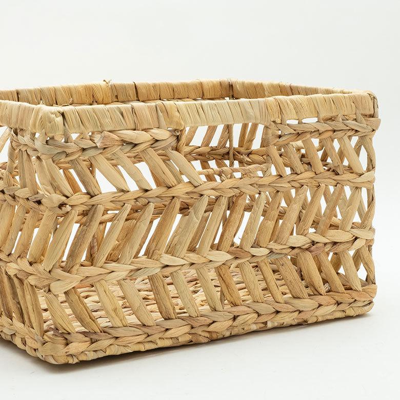 インナー ボックス かご バスケット カゴ 収納 ケース 約 W 38cm D27cm H 23cm 小物 荷物 おもちゃ 雑貨 衣類 入れ ハンドル 持ち手 おしゃれ 北欧 51315 | ELEMENTS（インテリア） | 06