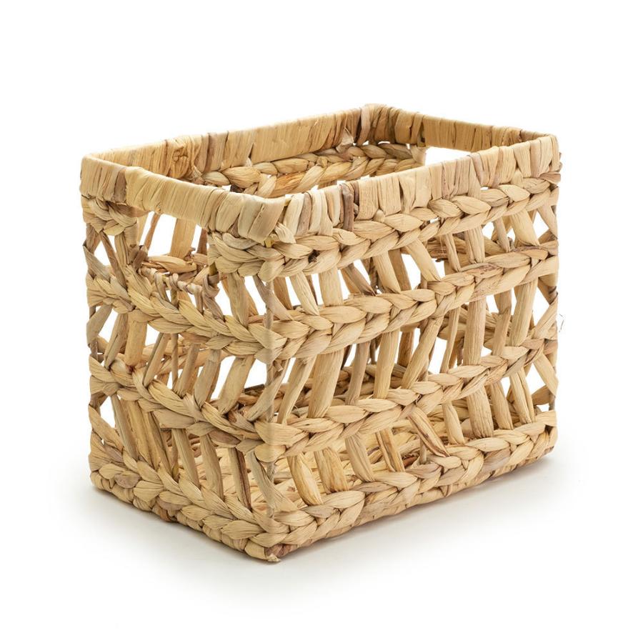 インナー ボックス かご バスケット カゴ 収納 ケース 約 W 19.5cm D27cm H 23cm 小物 荷物 おもちゃ 雑貨 衣類 入れ ハンドル 持ち手 おしゃれ 北欧 51316 | ブランド登録なし | 20