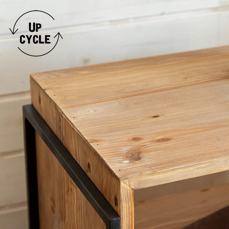 サイドテーブル ナイト テーブル ラック 木製 ウッド アイアン 寝室 リビング ボタニーク シンプル モダン ナチュラル 北欧 51317 | ELEMENTS（インテリア） | 02