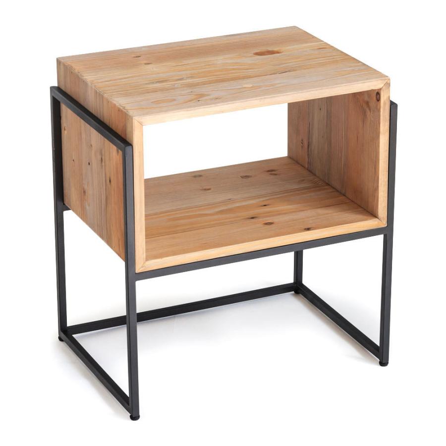 サイドテーブル ナイト テーブル ラック 木製 ウッド アイアン 寝室 リビング ボタニーク シンプル モダン ナチュラル 北欧 51317 | ELEMENTS（インテリア） | 20