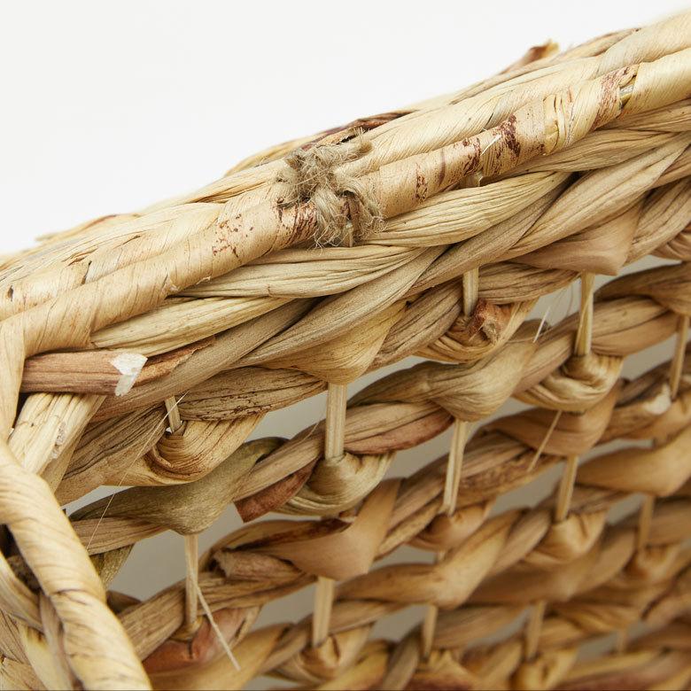 かご バスケット ふた付き 持ち手 ウォーターヒヤシンス 深型 Mサイズ W 35cm 積み重ね おしゃれ 北欧 BOHO 51318 | ELEMENTS（インテリア） | 09