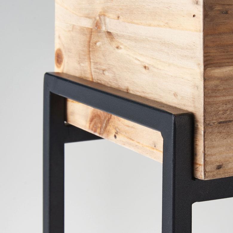 プランター スタンド カバー ラック 脚付き 木製 パイン材 トール 正方形 5号鉢対応 ボタニーク シェルフ フラワー 室内 おしゃれ 北欧 西海岸 51328 | ELEMENTS（インテリア） | 13