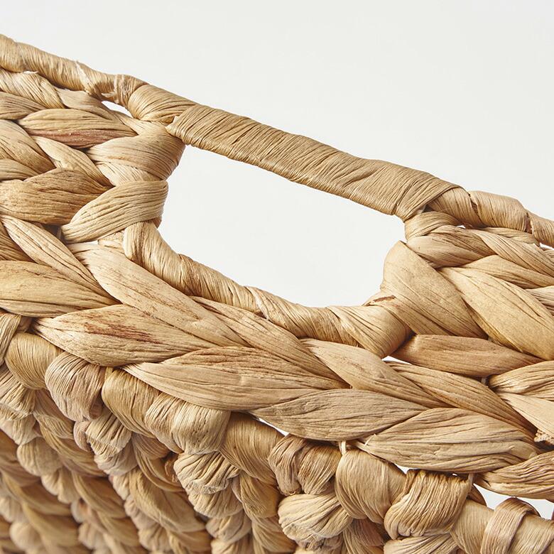 トレイ スクエア  S ウォーターヒヤシンス 取っ手付 デスク 食器 収納 トレー お盆 バスケット おしゃれ 北欧 韓国 インテリア 西海岸 51329 | ELEMENTS（インテリア） | 16