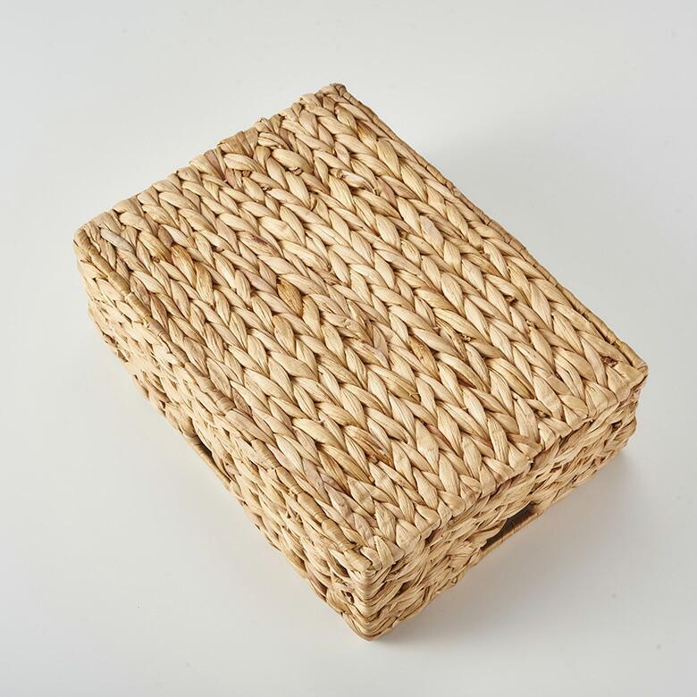 トレイ スクエア L ウォーターヒヤシンス 持ち手付 デスク 食器 収納 トレー お盆 バスケット おしゃれ 北欧 韓国 インテリア 西海岸 51330 | ELEMENTS（インテリア） | 17