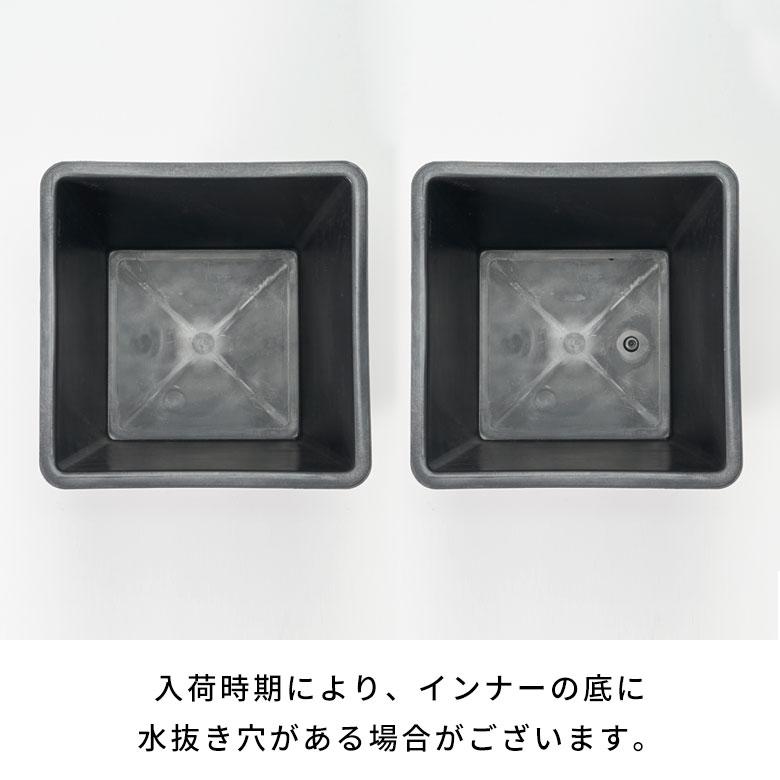 プランター カバー ウッド ボックス ウッド スクエア トール Mサイズ 7号用 インナーポット付き 底穴なし 約 W 33.5cm D 33.5cm H 65cm 植木鉢 l-51 | ブランド登録なし | 17