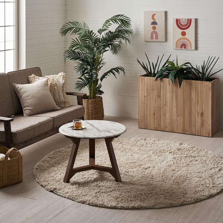 プランター カバー ウッド ボックス スクエア トール Mサイズ 7号用 トリプル ワイド 幅広 インナーポット付き 高さ 65cm 植木 鉢 おしゃれ 北欧 西海岸 51338 | ブランド登録なし | 08