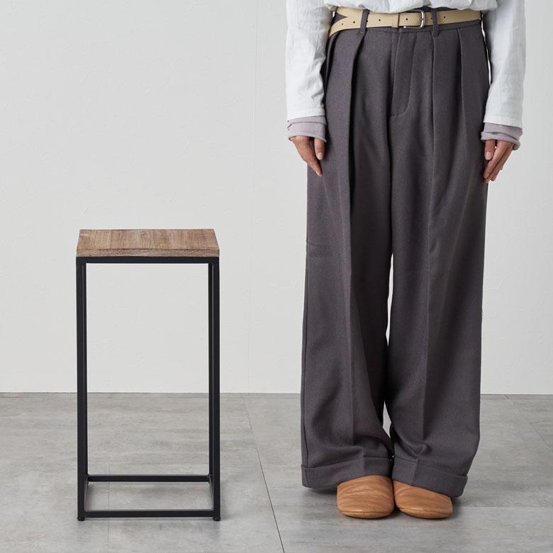 フラワー スタンド プランター 木製 アイアン Sサイズ 高さ 約 50cm シェルフ ラック サイド テーブル 飾り棚 花台 ミニ おしゃれ 北欧 家具 西海岸 5133 | ブランド登録なし | 13