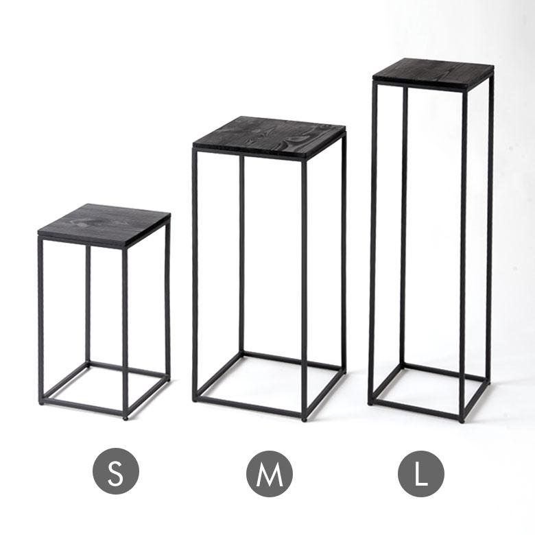 フラワー スタンド プランター 木製 アイアン Sサイズ 高さ 約 50cm シェルフ ラック サイド テーブル 飾り棚 花台 ミニ おしゃれ 北欧 家具 西海岸 5133 | ブランド登録なし | 16