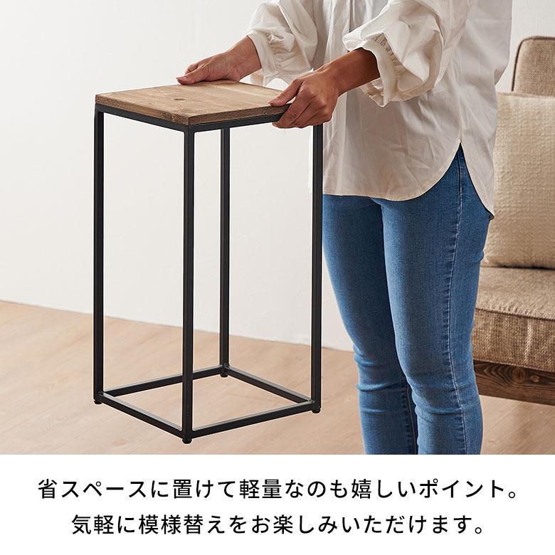 フラワー スタンド プランター 木製 アイアン Sサイズ 高さ 約 50cm シェルフ ラック サイド テーブル 飾り棚 花台 ミニ おしゃれ 北欧 家具 西海岸 5133 | ブランド登録なし | 11