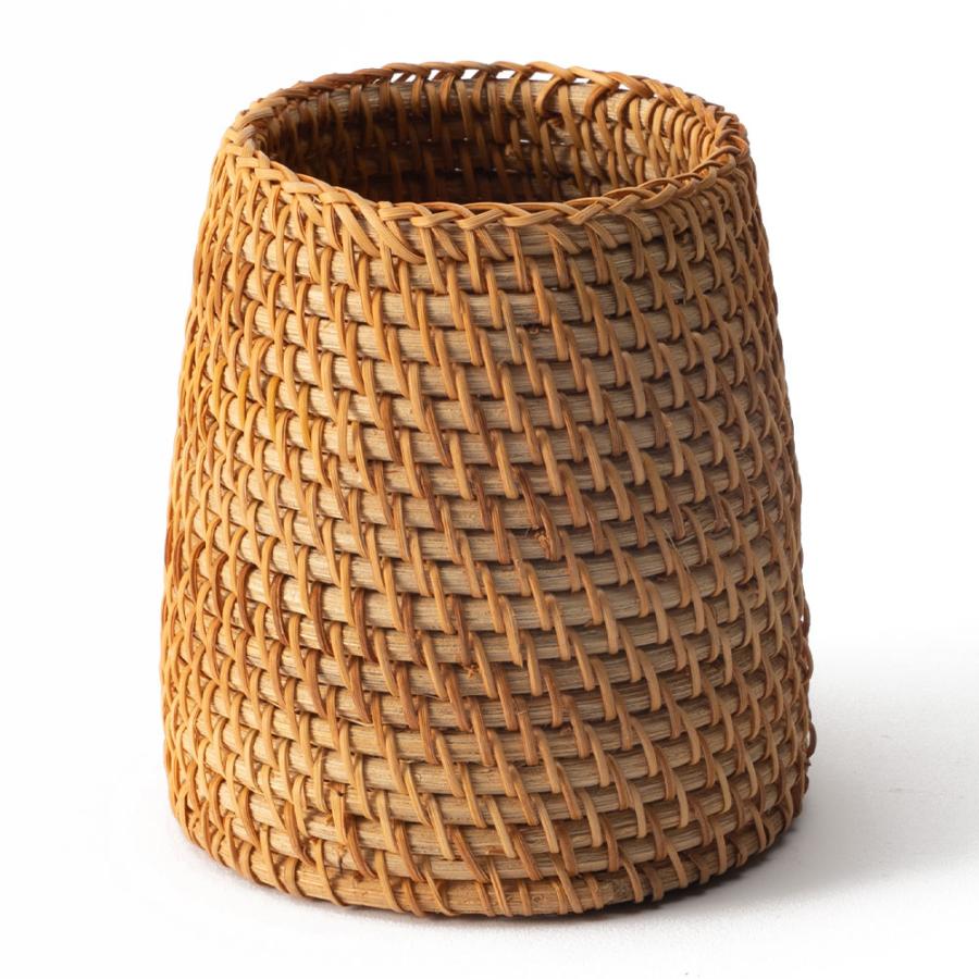 カトラリー スタンド ラタン 籐 約 高さ 12cm 収納 ペン 立て 入れ リモコン フォーク ナイフ 箸 花瓶 おしゃれ 北欧 リゾート 雑貨 インテリア 西海岸 51344 | ELEMENTS（インテリア） | 20