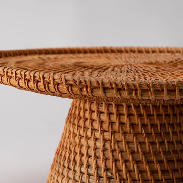 ケーキ スタンド ラタン 籐 約 直径 27cm Lサイズ お菓子 トレイ トレー 台 皿 コンポート クリスマス おしゃれ 北欧 リゾート 雑貨 インテリア 西海岸 51348 | ELEMENTS（インテリア） | 18