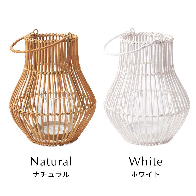 ランタン 籐 ラタン ガラス 手持ち付き ライト ケース カバー ホルダー キャンドル 間接 照明 寝室 オブジェ おしゃれ 北欧 雑貨 インテリア 西海岸 51361 | ELEMENTS（インテリア） | 17