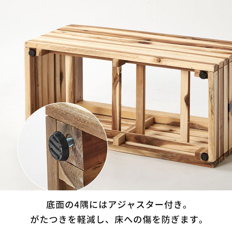 プランター カバー ボックス ウッド 天然 木 製 Sサイズ 5号用 インナー ポット 付 長方形 植木 鉢 テラス 玄関 おしゃれ 北欧 雑貨 インテリア 西海岸 51365 | ブランド登録なし | 18