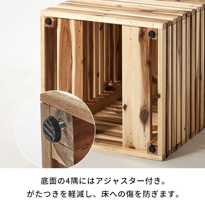 プランター カバー ボックス ウッド 天然 木 製 Mサイズ 7号用 インナー ポット 付 正方形 植木 鉢 テラス 玄関 おしゃれ 北欧 雑貨 インテリア 西海岸 51368 | ブランド登録なし | 18