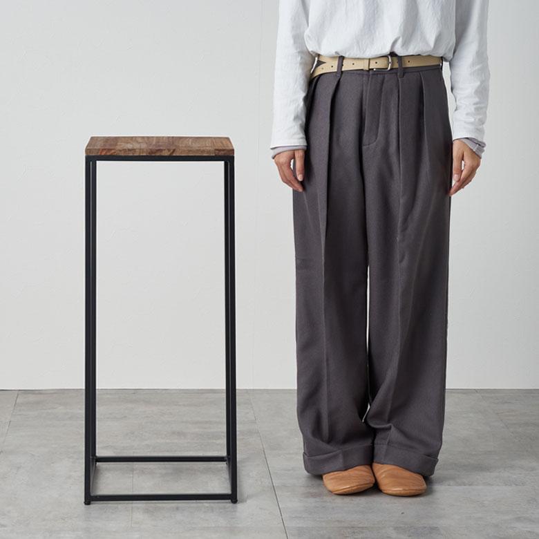 フラワー スタンド プランター 木製 アイアン Mサイズ 高さ 約 75cm シェルフ ラック テーブル 飾り棚 花台 ミニ アルコール おしゃれ 北欧 家具 西海岸 513 | ブランド登録なし | 13