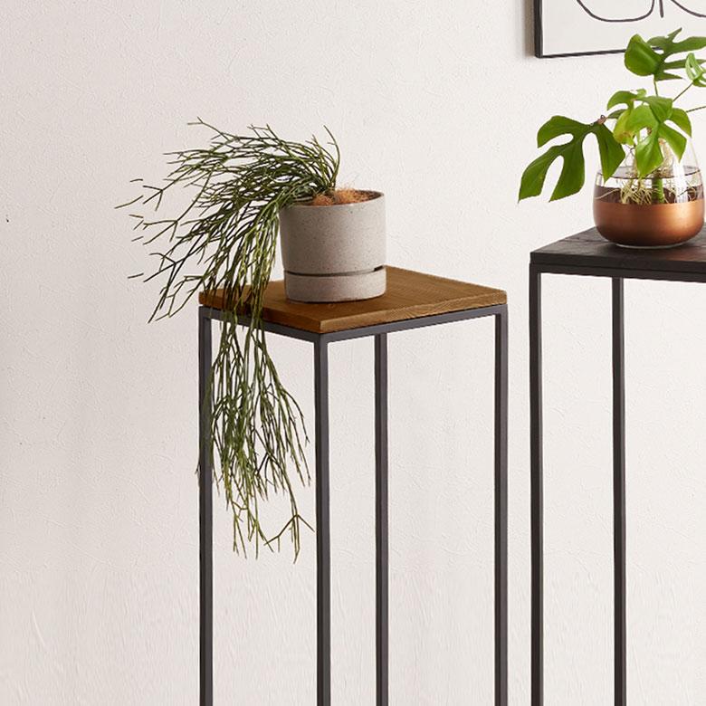フラワー スタンド プランター 木製 アイアン Lサイズ 高さ 約 95cm シェルフ ラック テーブル 飾り棚 花台 ミニ アルコール おしゃれ 北欧 家具 西海岸 51 | ブランド登録なし | 11