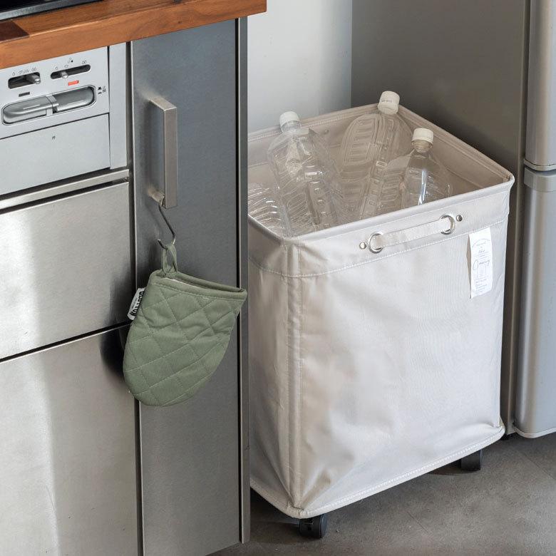 ランドリー バスケット ボックス ワゴン キャスター付き 脱衣 洗濯 かご  収納 洗濯物入れ 大容量  シンプル おしゃれ 北欧 ナチュラル 西海岸 60102 | ELEMENTS（インテリア） | 17