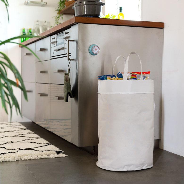 ランドリー バッグ バック バスケット バッグタイプ 脱衣 洗濯 かご  収納 洗濯物入れ 大容量  シンプル おしゃれ 北欧 ナチュラル 西海岸 60103 | ELEMENTS（インテリア） | 15