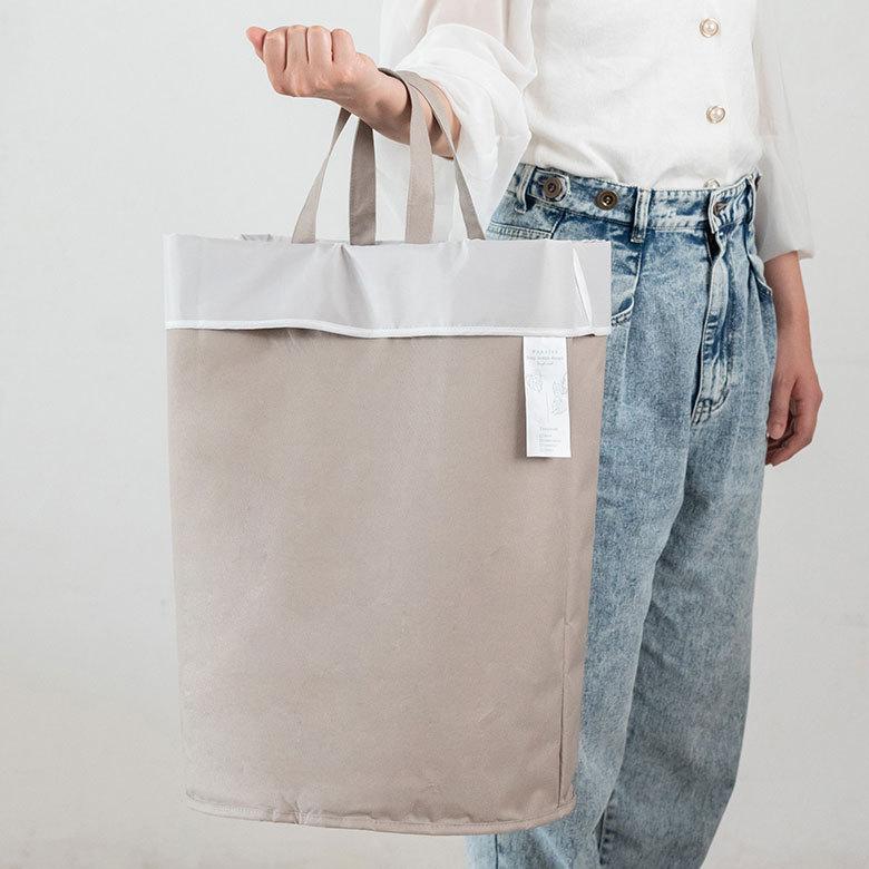 ランドリー バッグ バック バスケット バッグタイプ 脱衣 洗濯 かご  収納 洗濯物入れ 大容量  シンプル おしゃれ 北欧 ナチュラル 西海岸 60103 | ELEMENTS（インテリア） | 08