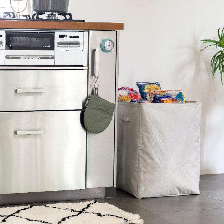 ランドリー バスケット ボックス ワゴン ふた付き 蓋付き 脱衣 洗濯 かご  収納 洗濯物入れ 大容量  シンプル おしゃれ 北欧 ナチュラル 西海岸 60105 | ELEMENTS（インテリア） | 15