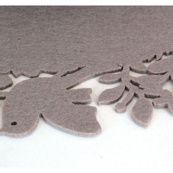 ランチマット プレイスマット ランチョンマット 子供 キッズ 北欧 フェルト パーティー ラウンド 2色展開 6025 | ブランド登録なし | 02