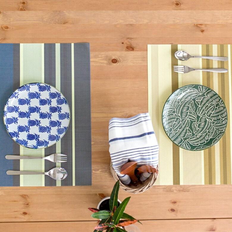 ランチョンマット プレースマット 子供 おしゃれ ボーダー柄 水洗い スクエア 1枚 ランチマット キッズ キッチン用品 6029 | ブランド登録なし | 03