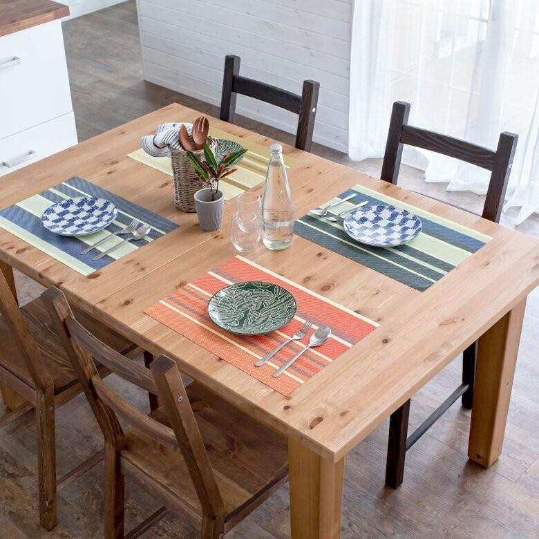 ランチョンマット プレースマット 子供 おしゃれ ボーダー柄 水洗い スクエア 1枚 ランチマット キッズ キッチン用品 6029 | ブランド登録なし | 05