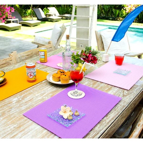 ランチョンマット テーブルマット ランチマット プレースマット テーブルウェア ランチョン おしゃれ キッチン小物 長方形 エスニック カラー 603 | ブランド登録なし | 03