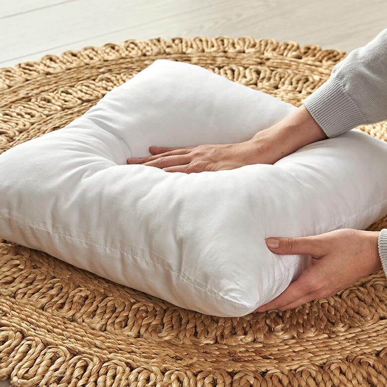 ながらクッション ヌードクッション 中身 洗える 45×45cm 4個セット 角型 四角形