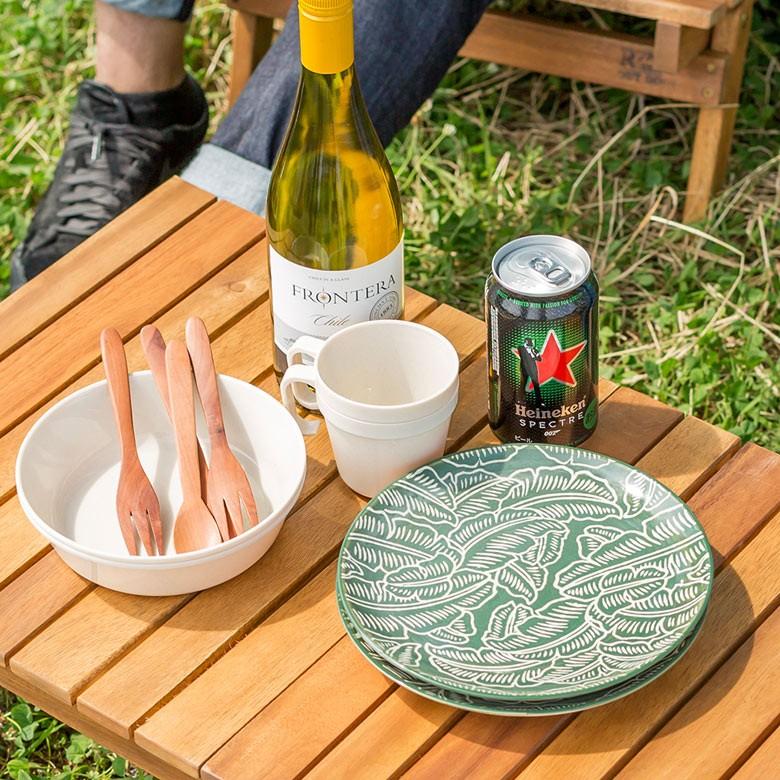 お皿 大皿 丸皿 プレート バナナリーフ柄 西海岸 男前 キッチン用品