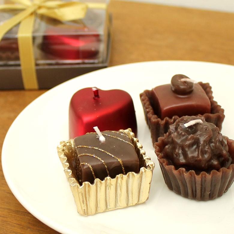 チョコレートキャンドル キャンドル ろうそく ギフト プレゼント 贈り物 61100 | ブランド登録なし