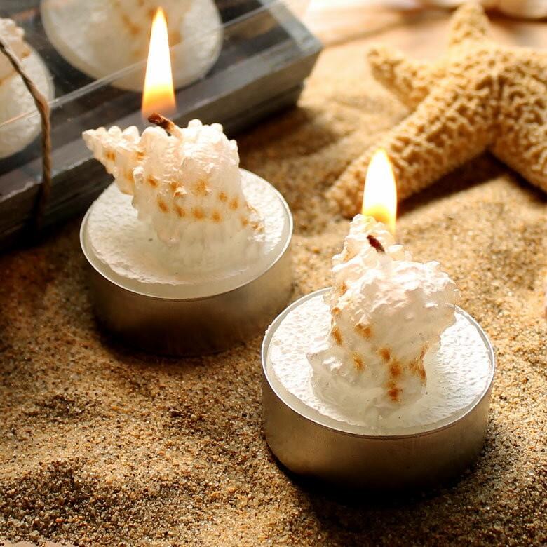 ティーライトキャンドル 6個入り 巻貝 キャンドル ろうそく ギフト プレゼント 贈り物 61142 | ブランド登録なし | 02