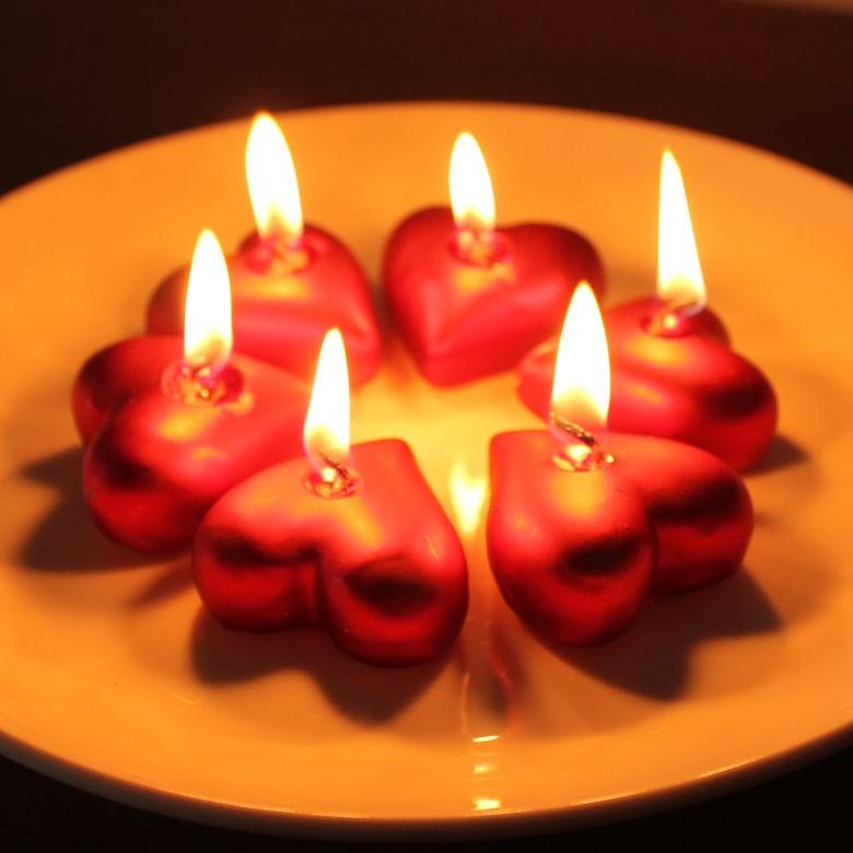 ハートキャンドル キャンドル ろうそく ギフト プレゼント 贈り物 61150 | ブランド登録なし