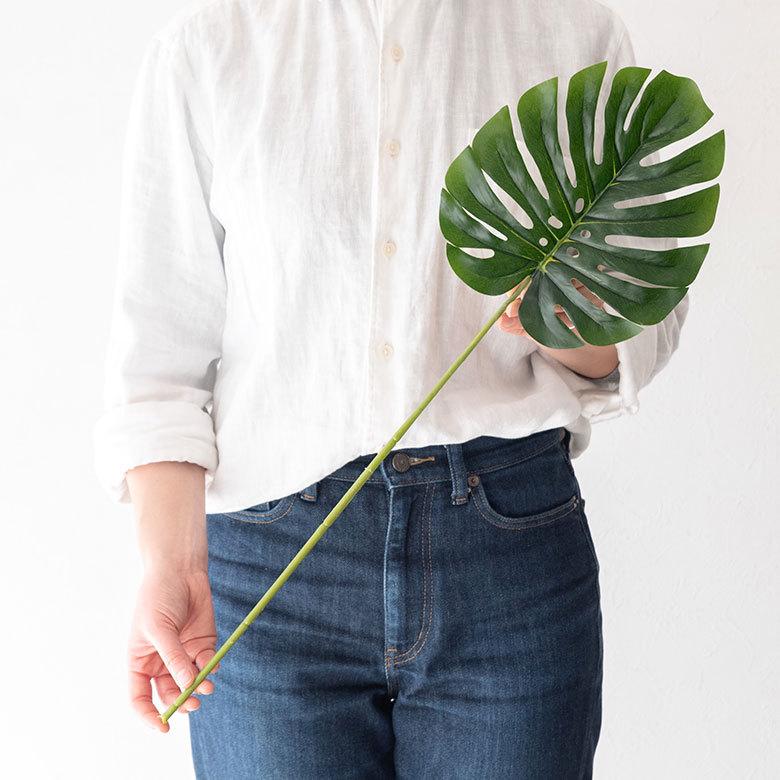 観葉植物 フェイクグリーン モンステラリーフ Mサイズ 造花 グリーン アートフラワー インテリア 雑貨 ハワイアン ナチュラル エスニック アジア工房 61400 | ブランド登録なし | 02