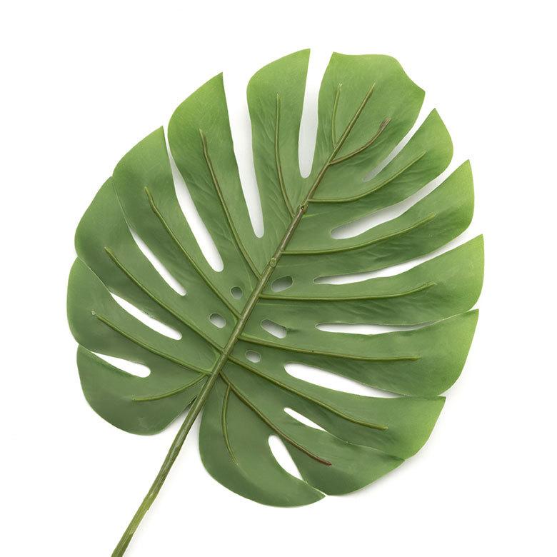 観葉植物 フェイクグリーン モンステラリーフ Mサイズ 造花 グリーン アートフラワー インテリア 雑貨 ハワイアン ナチュラル エスニック アジア工房 61400 | ブランド登録なし | 08